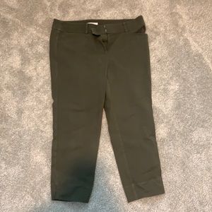 Green dress pants